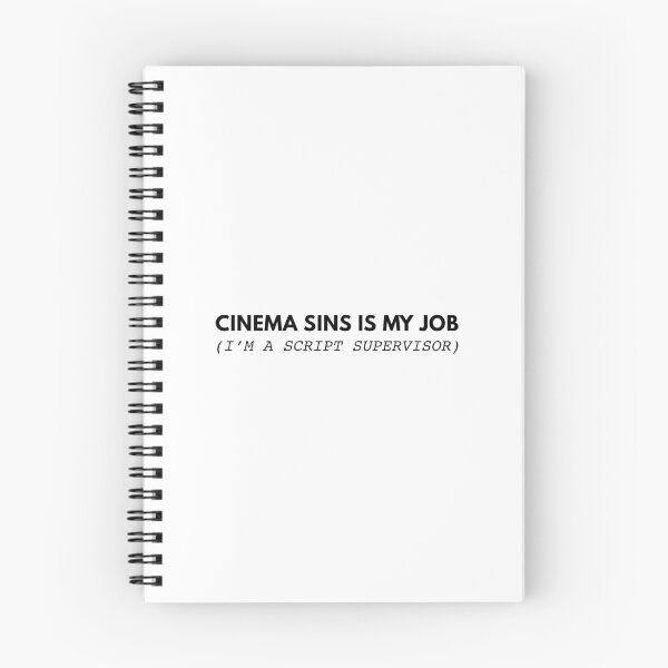 Item preview, Cinema Sins is my job script supervisor sticker designed and sold by JiminSeo.