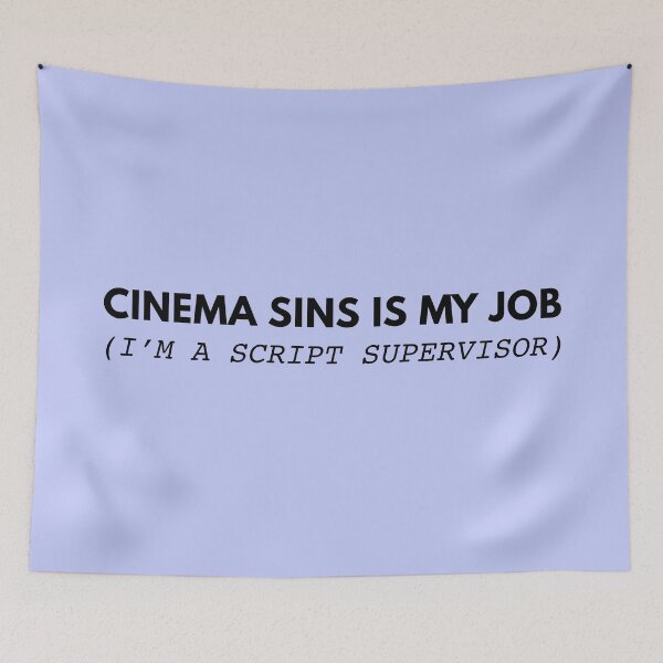Item preview, Cinema Sins is my job script supervisor sticker designed and sold by JiminSeo.