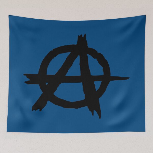 Item preview, anarchy anarchism fuck the system designed and sold by untagged-shop.
