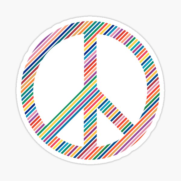 Cool peace Sticker