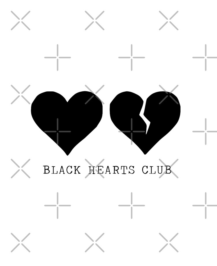 black hearts club hoodie