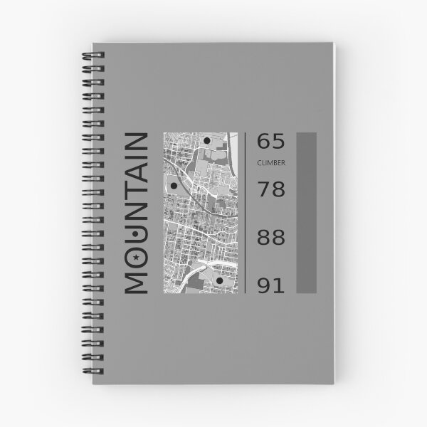 Item preview, Mountain Climber Chart Number List designed and sold by KALEIDOSCOPE UK.
