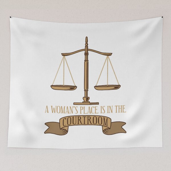 Item preview, A Woman's Place Is In The Courtroom - Funny Lawyer Gift designed and sold by yeoys.