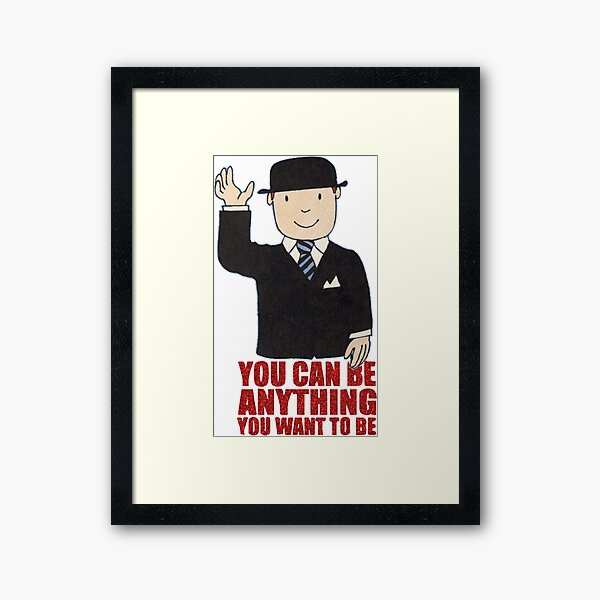 Mr Benn Framed Prints Redbubble redbubble
