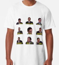 Camiseta larga Michael Scott cita de la oficina