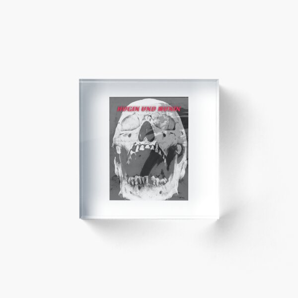 skull Acrylic Block