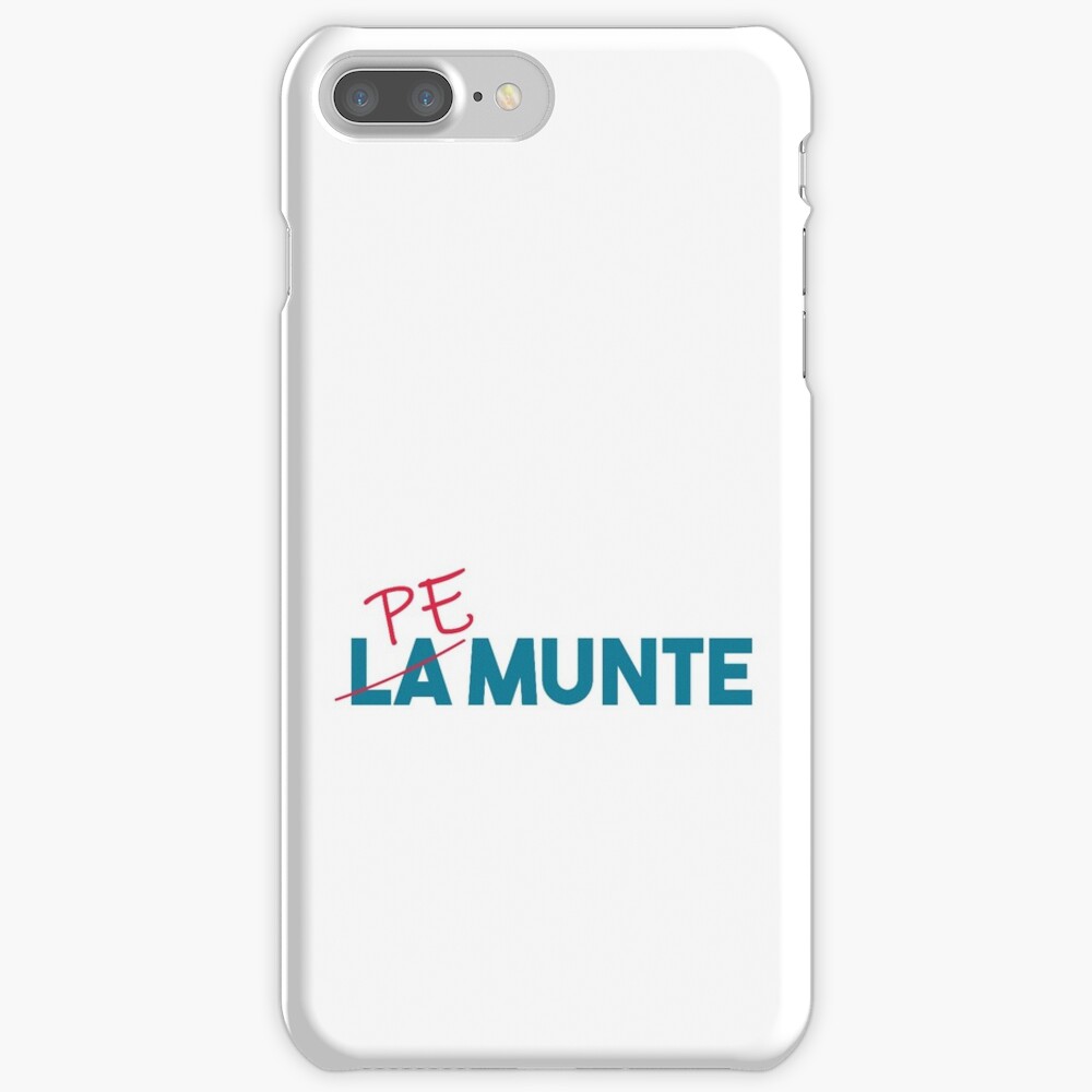 "Pe munte", nu "la munte" iPhone Case & Cover