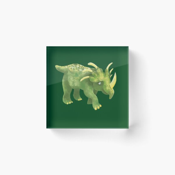 Item preview, Triceratops worried dinosaur designed and sold by jasmineberry.