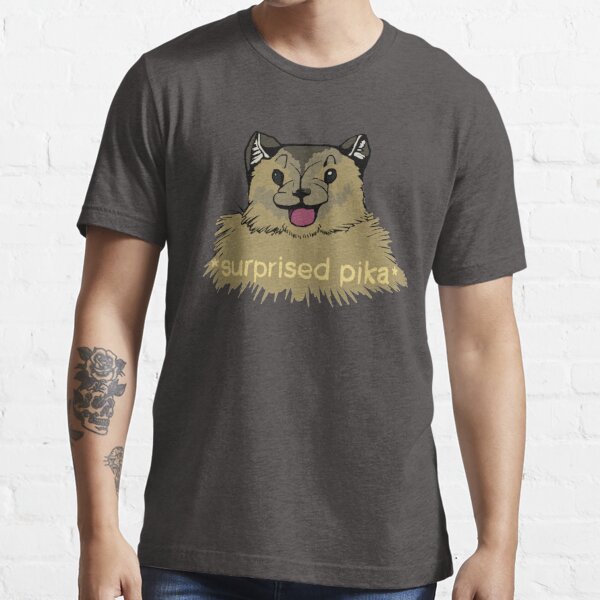 Surprised Pikachu MEME Embroidery Sweatshirt & T-shirt 