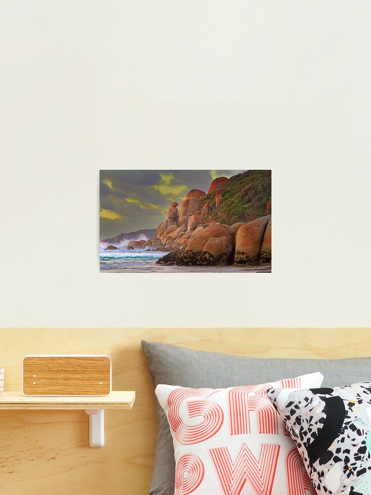 Thumbnail 2 of 3, Photographic Print, 0265 Whisky Bay Rocks - Wilsons Prom designed and sold by HansKawitzki.