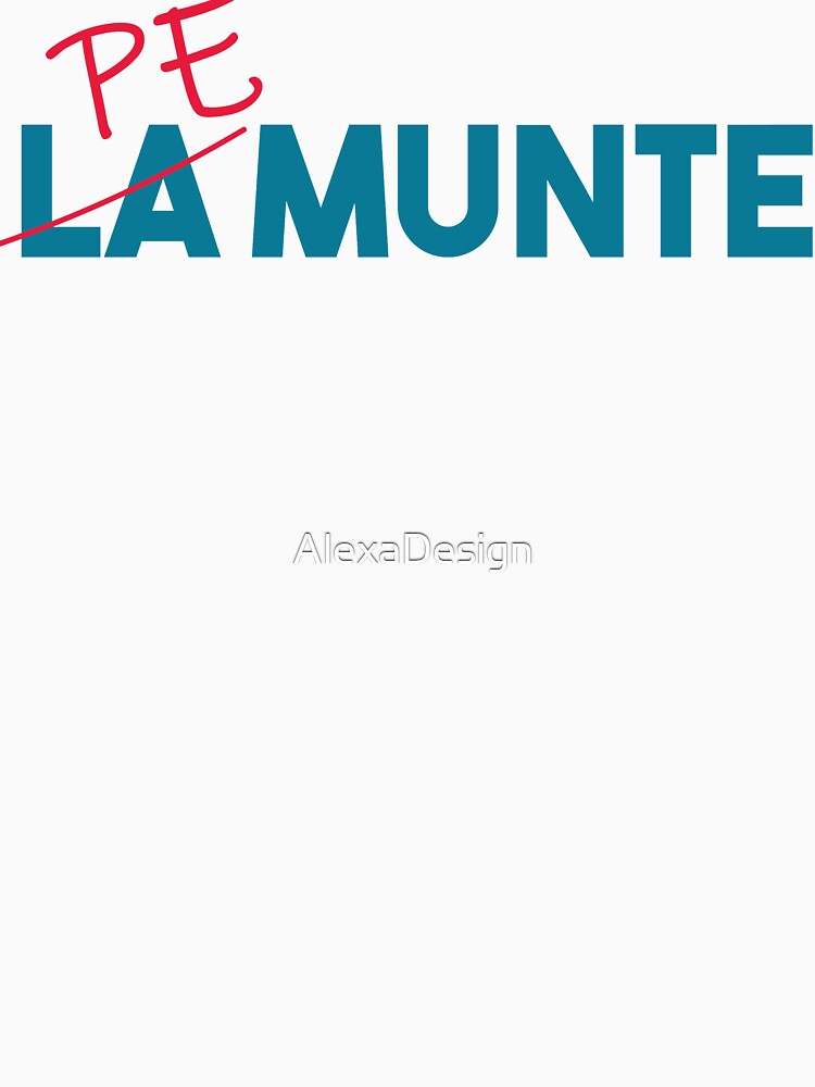 "Pe munte", nu "la munte" by AlexaDesign