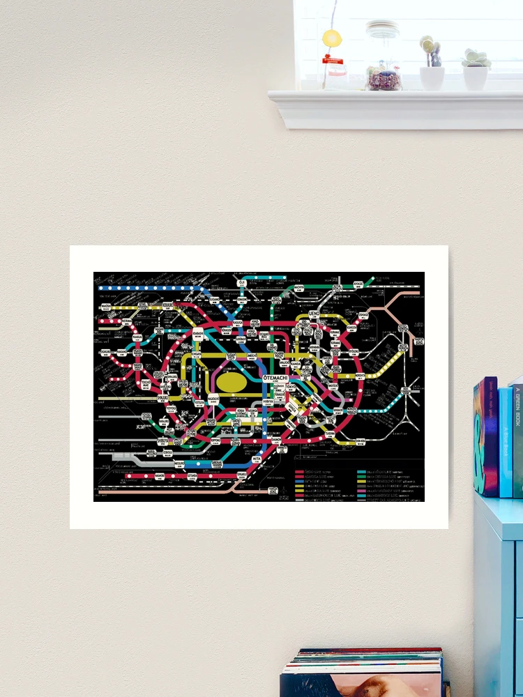 Tokyo Subway System Map