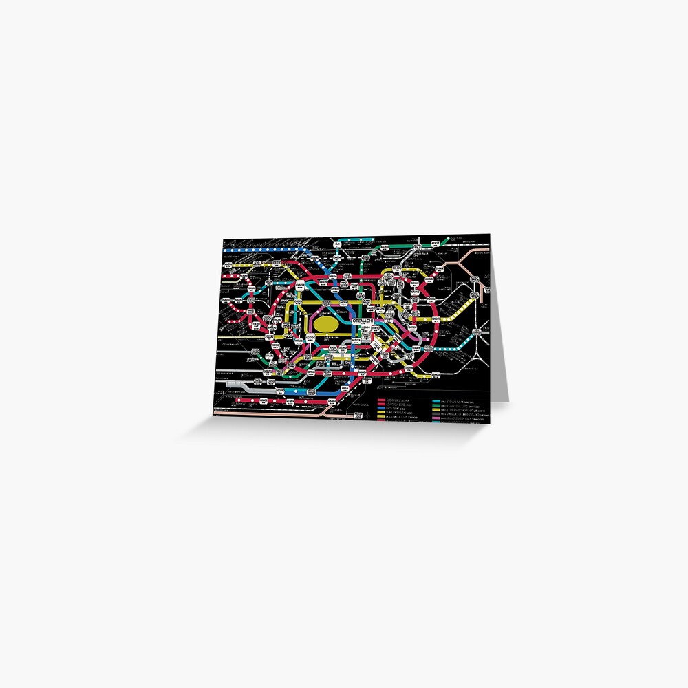 Tokyo Metro Map Card