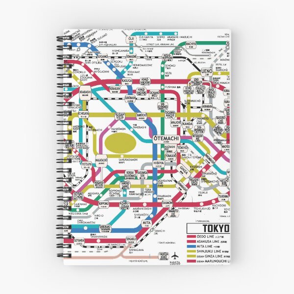 Item preview, Tokyo Subway System Map designed and sold by webdango.