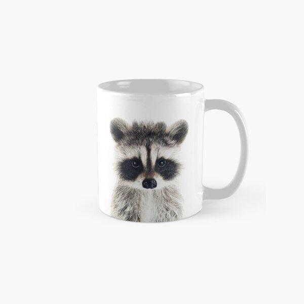Baby Raccoon Portrait Classic Mug