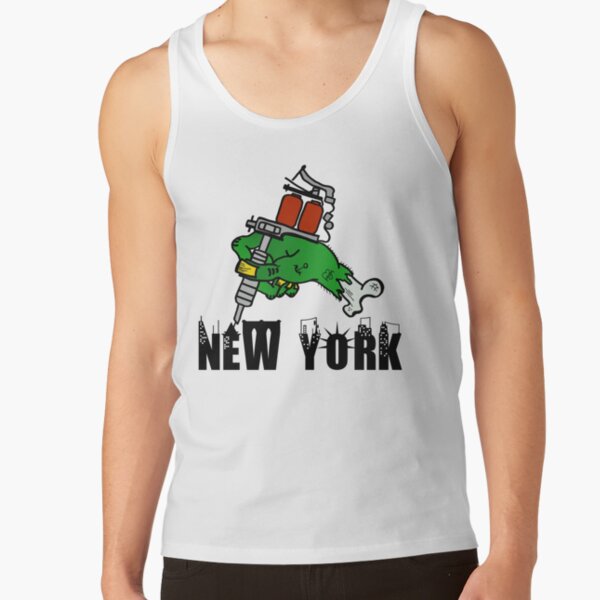 Eine Monsterhand tätowiert NEW YORK! - black Tank Top