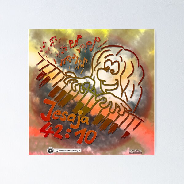 Sounds of Heaven [ Klavier, Keyboard, Piano, E-Piano - Jesaja 42:10 ] Poster