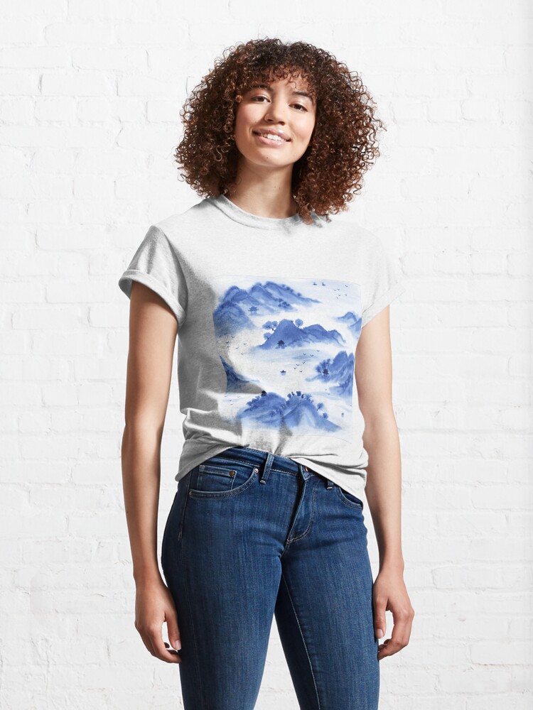 Alternate view of Morning in the Mountains Classic T-Shirt