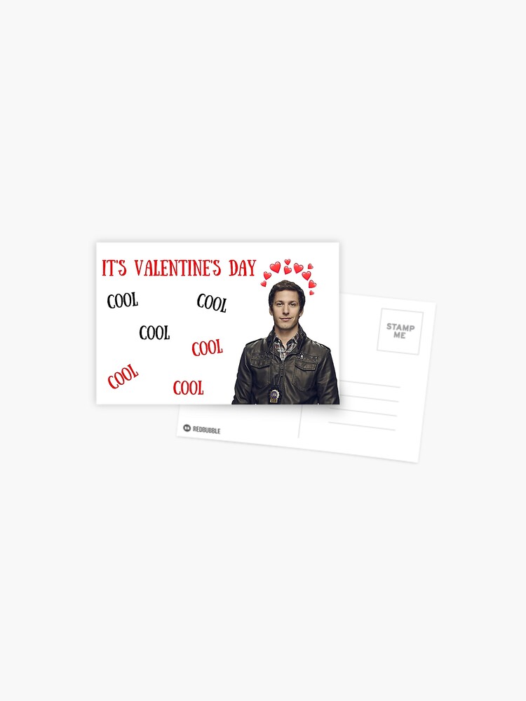 Brooklyn 99 Valentine 39 S Day Gifts Presents Cool Cool Cool No Doubt Quotes Amazing Detective Slash Genius Postcard By Avit1 Redbubble