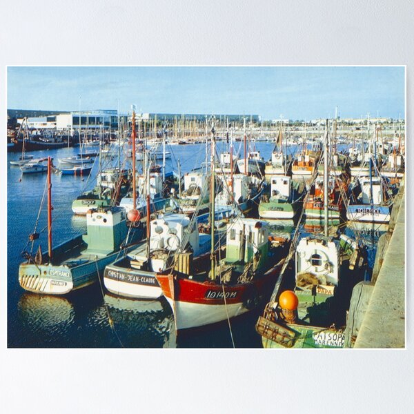 Item preview, Bateaux de pêche au port dans les années 70 designed and sold by Francois Richet.