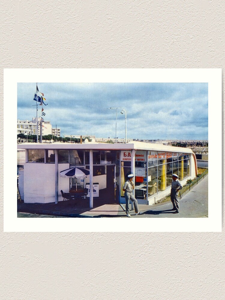 Thumbnail 1 of 3, Art Print, The Bac bar designed and sold by Richet.