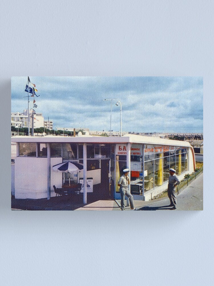 Thumbnail 1 of 3, Canvas Print, The Bac bar designed and sold by Richet.