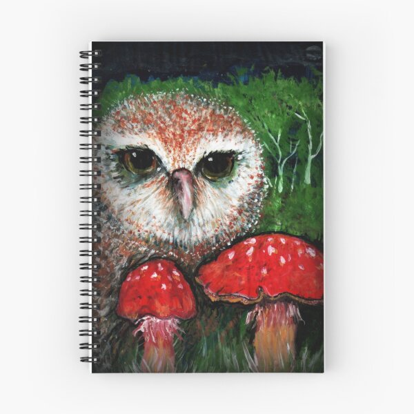 Item preview, Owl & Amanita muscaria designed and sold by Sheridon Rayment.