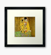 Lámina enmarcada El beso - Gustav Klimt