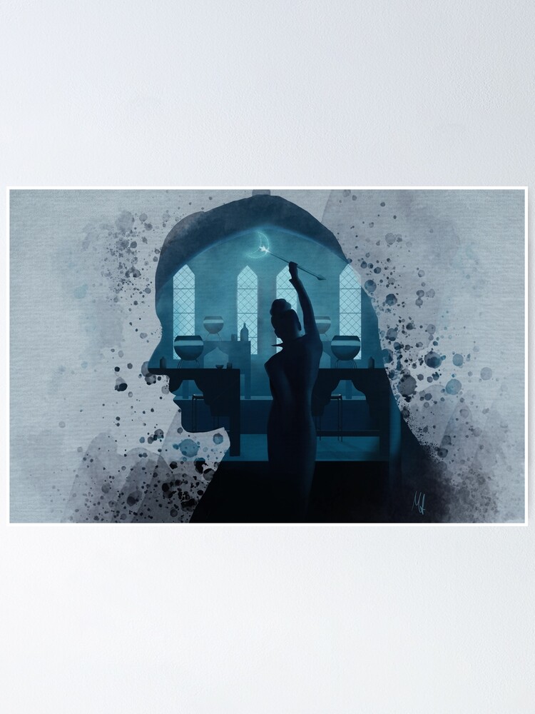 Hecate Hardbroom Silhouette Poster For Sale By Forbiddenl Art Redbubble