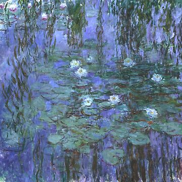 Artwork thumbnail, Monet - Blue Waterlilies by Chunga