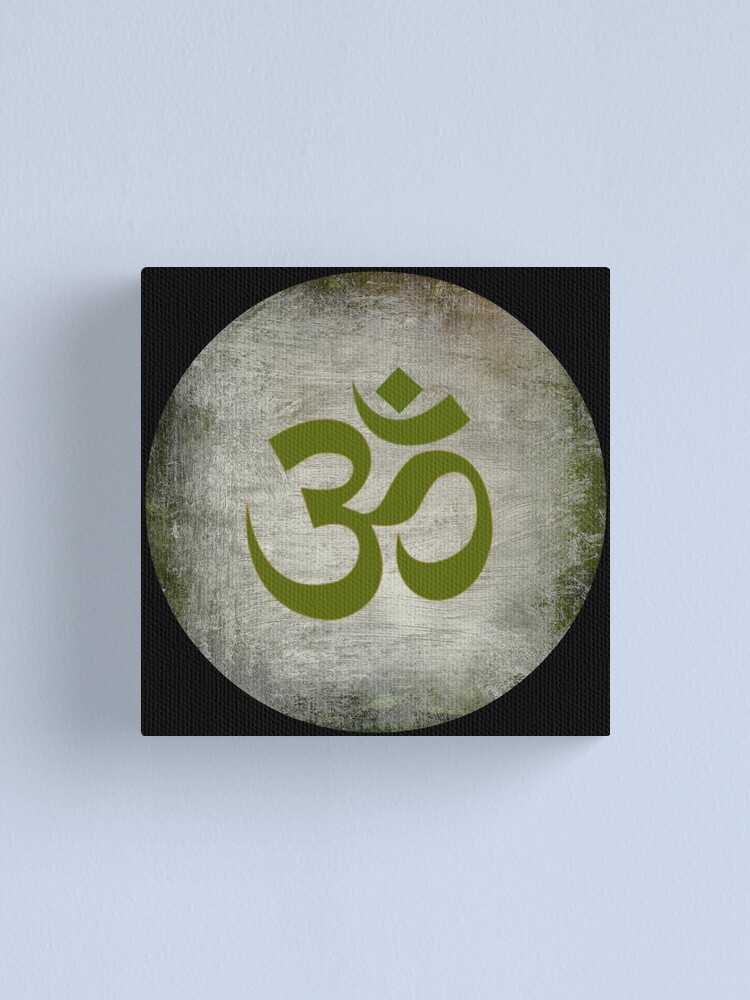 Om Sign / Yoga Namaste / Om Symbol / Hindu Wood Wall Decor