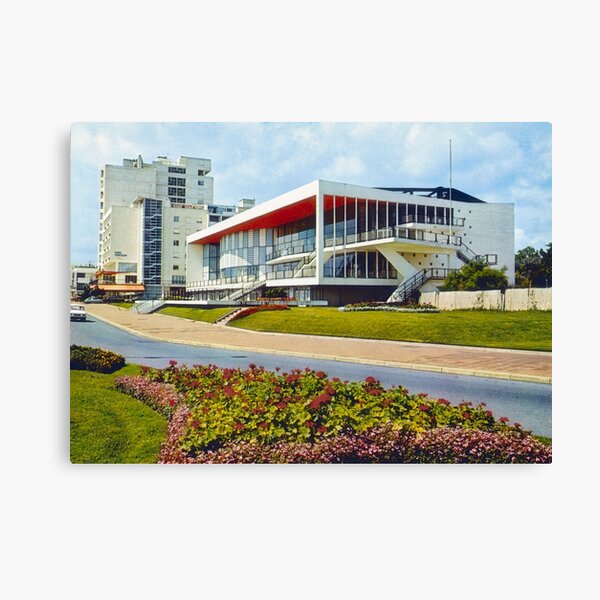 Le Palais des Congrès de Royan dans les années 60-70 Impression sur toile