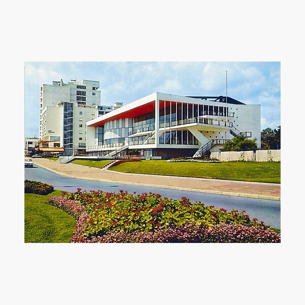 Le Palais des Congrès de Royan dans les années 60-70 Impression photo
