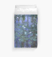 Monet - Blue Waterlilies Duvet Cover