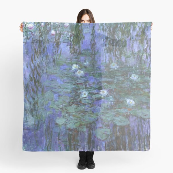 Aperçu de l'œuvre Monet - Nénuphars bleus créée et vendue par Chunga.