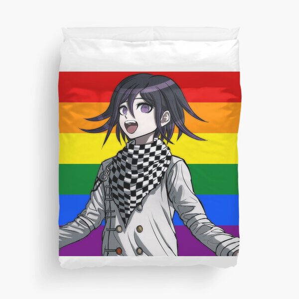 Kokichi Ouma Pride Flag Duvet Cover