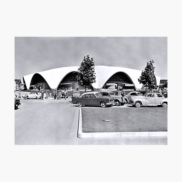 Le Marché Central de Royan vers 1956 Impression photo