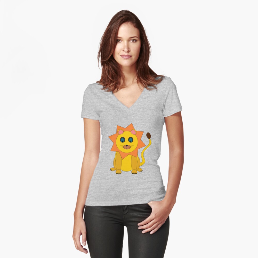 Item preview, Fitted V-Neck T-Shirt designed and sold by Claudiocmb.