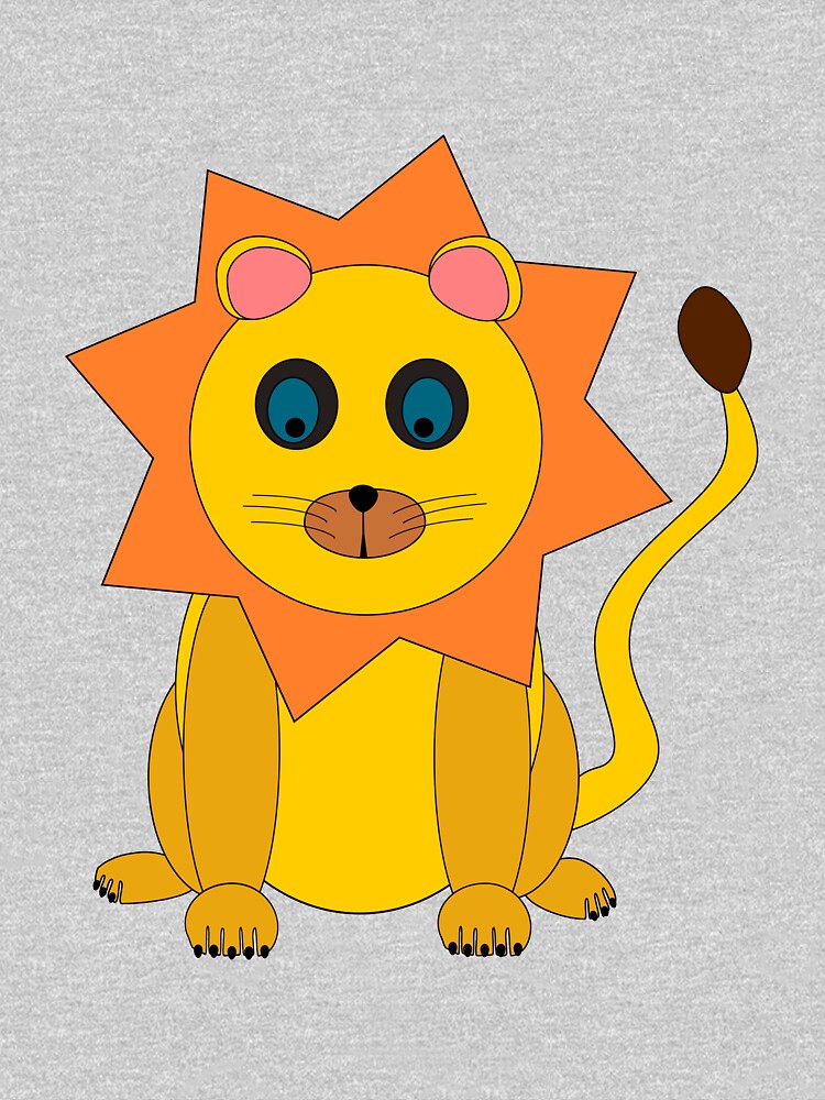 Thumbnail 3 of 3, Relaxed Fit T-Shirt, Lion designed and sold by Claudiocmb.