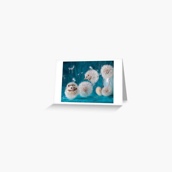 Item preview, Hedgehogs- dandelions. Photographer Eremina Elena. designed and sold by Elena Eremina.