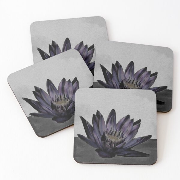Item preview, Black Lotus Watercolor Digital Art 4 designed and sold by Nartissima.