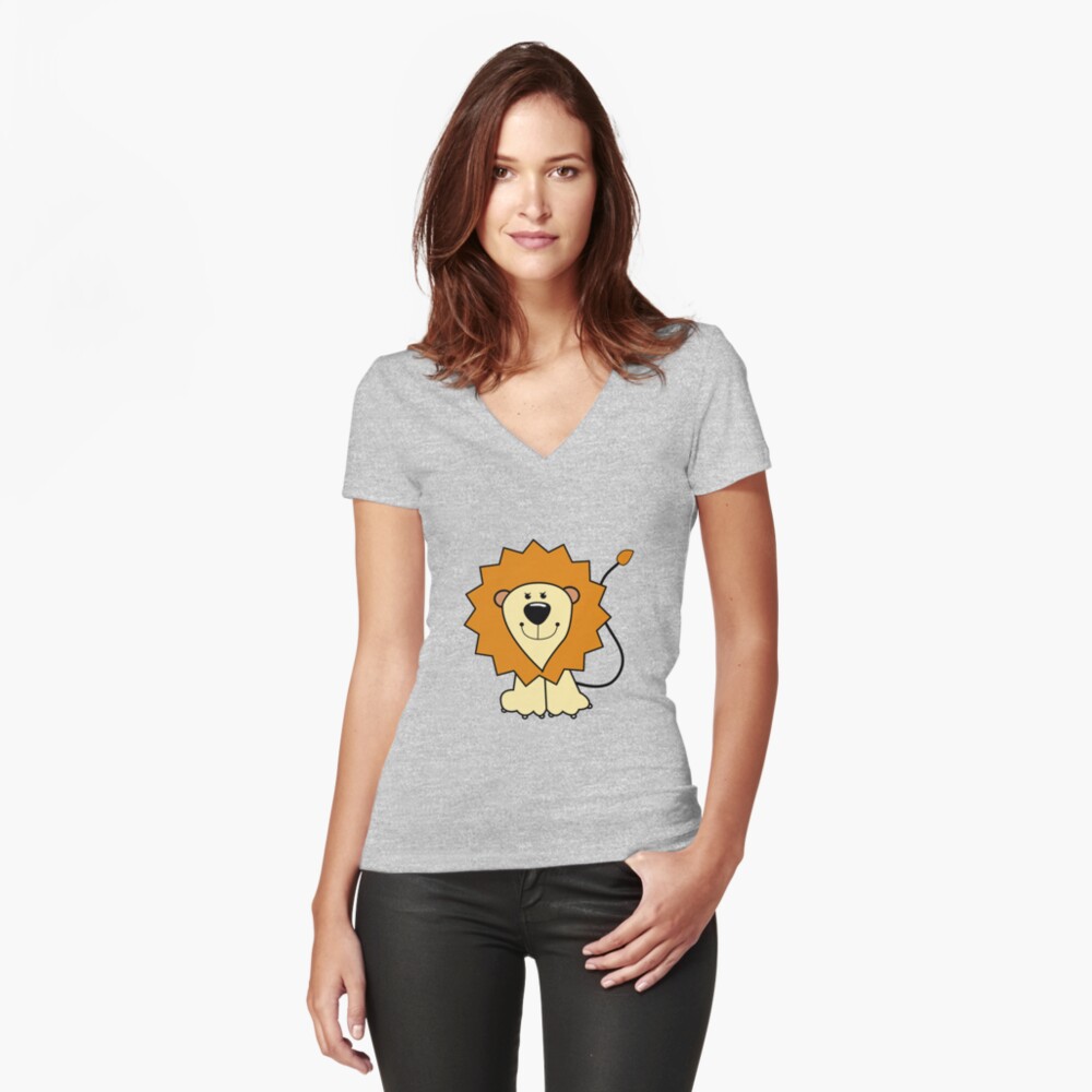 Item preview, Fitted V-Neck T-Shirt designed and sold by Claudiocmb.