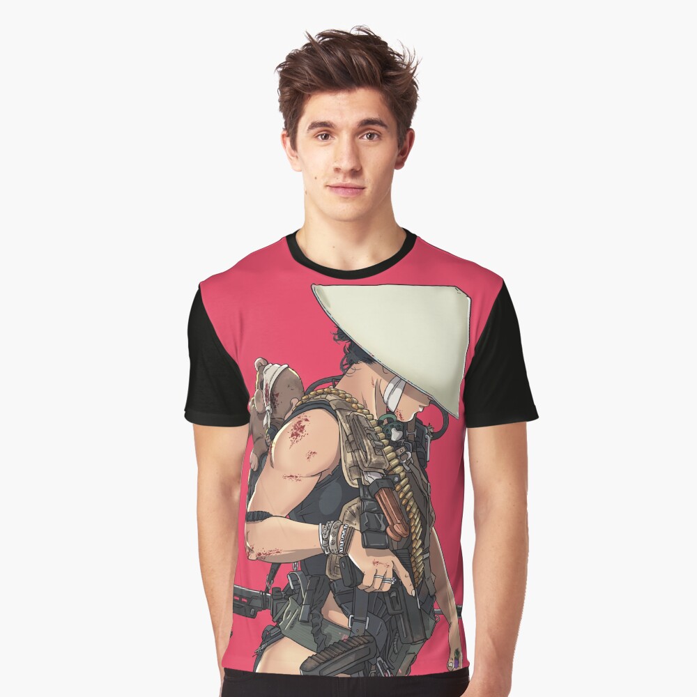 Vista previa del artículo con la obra «Camiseta gráfica», diseñado y vendido por hiwez.