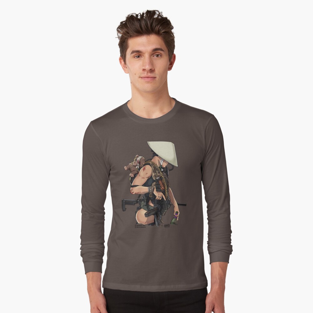 Vista previa del artículo con la obra «Camiseta de manga larga», diseñado y vendido por hiwez.