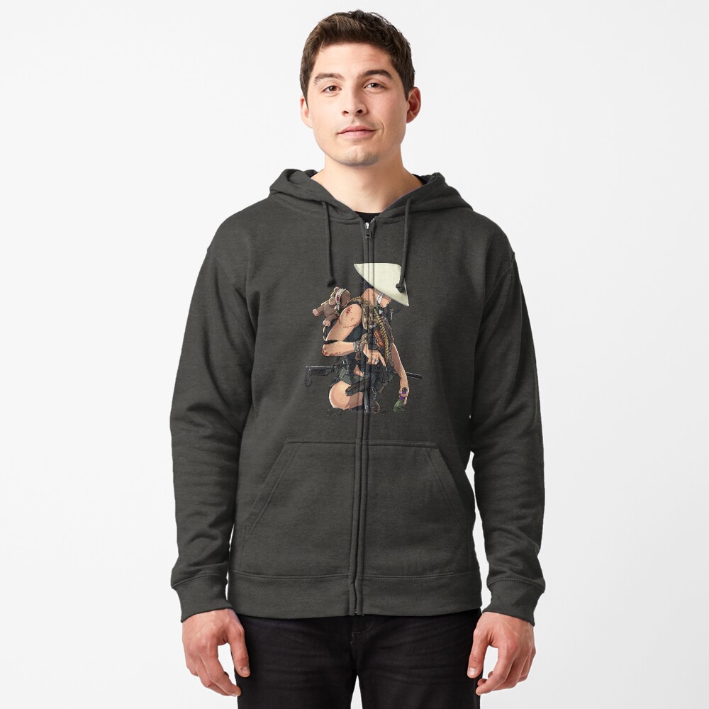 Vista previa del artículo con la obra «Sudadera con capucha y cremallera», diseñado y vendido por hiwez.