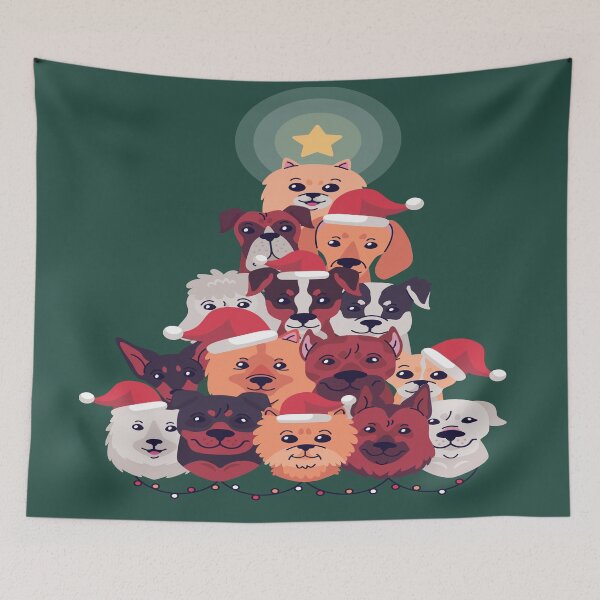 Item preview, DOG CHRISTMAS TREE designed and sold by KandM.