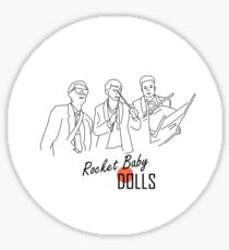 rocket baby dolls Sticker