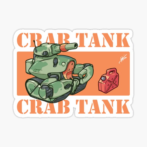 Crab tank I Sticker