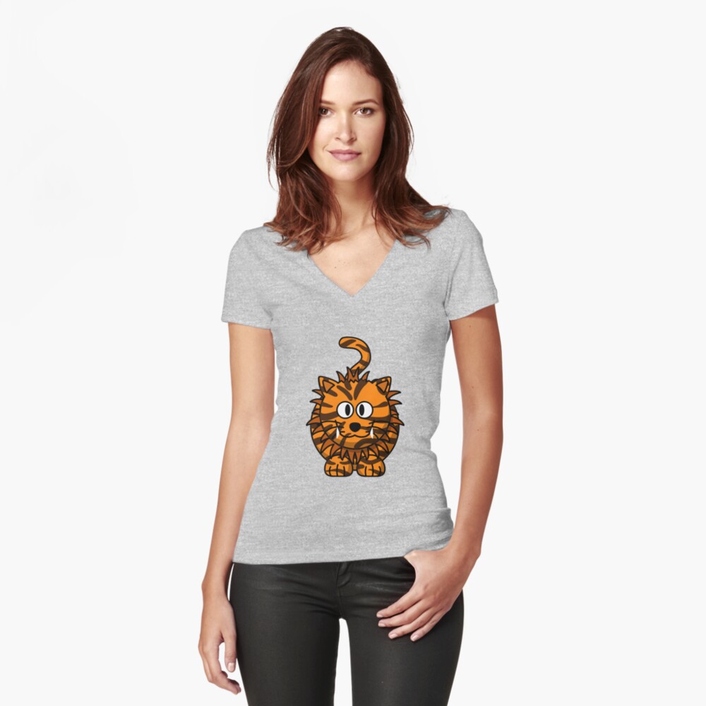 Item preview, Fitted V-Neck T-Shirt designed and sold by Claudiocmb.