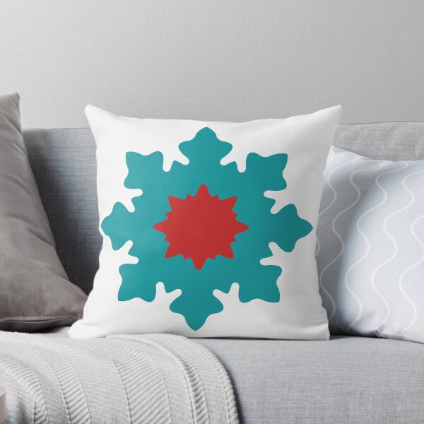 Soft Tile #2 Barcelona Collection Throw Pillow